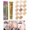 Tattoo Cover Concealer - Taches professionnelles Crème Base Visage Corps Yeux Contouring Liquide Fond de Teint Contrôle de l