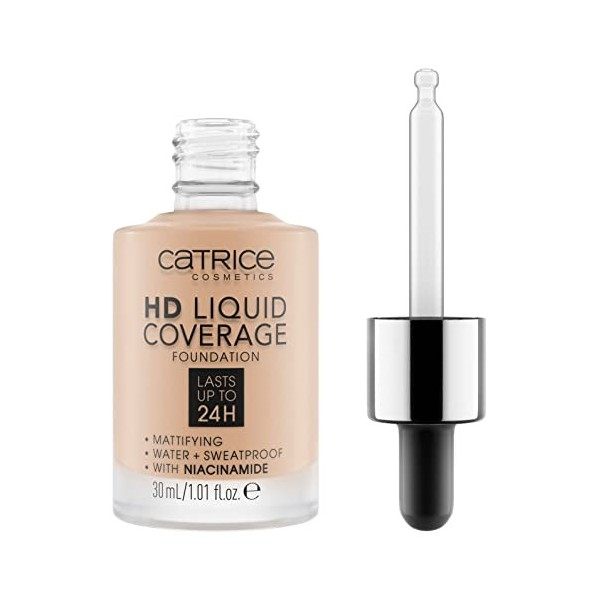 CATRICE Fond de Teint Liquide HD, Beige Sable 30 ml