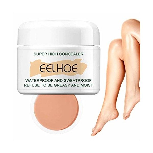 Body Makeup Waterproof Foundation, Fond De Teint Couvrant Imperfections Tatouage Cicatrice Pour Le Corps Fond De Teint Creme 