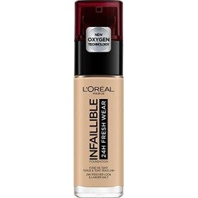LOréal Paris Fond de Teint Fluide Infaillible 24h Fresh Wear pour Tous Types de Peaux, Vanille 120, 30 ml