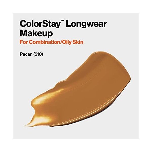 REVLON - Colorstay Matte Finish Combination Oily Skin Makeup - 510 Pecan - 30ml