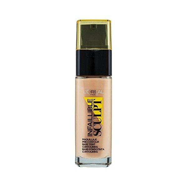 LOréal Make Up Designer Paris Infaillible Sculpt Base Fond de Teint Contouring pour Peau Médium à Mate 82 g