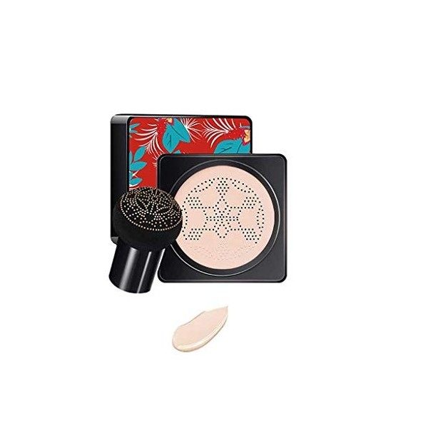 Air Cushion B.B Cream, Fulltime Waterproof Brightens Concealer Foundation+Mushroom Sponge natural color 