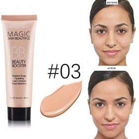 EUCoo Fond de Teint Couvrant Imperfections Liquid Foundation Waterproof Soft Matte Contrôle de lhuile 35ml