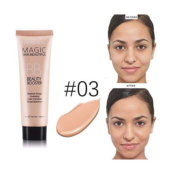 EUCoo Fond de Teint Couvrant Imperfections Liquid Foundation Waterproof Soft Matte Contrôle de lhuile 35ml