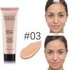 EUCoo Fond de Teint Couvrant Imperfections Liquid Foundation Waterproof Soft Matte Contrôle de lhuile 35ml