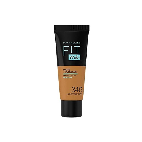 Maybelline New York - Fond de Teint Fit Me Matte & Poreless - 346 Honey Bronze