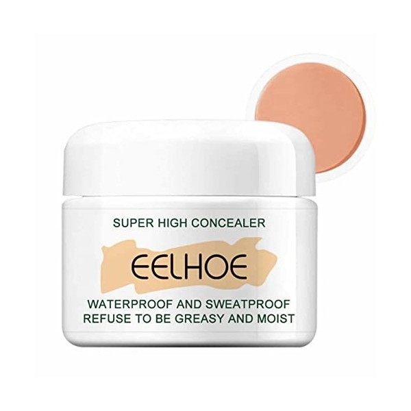 Fond de Teint Couvrant Imperfections, Tatouage Cicatrice pour Le Corps Fond de Teint Creme Imperméable Longue Durée Matte, Fo