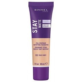 Rimmel, Stay matte, Fond de teint mousse liquide, True ivory 103, 30 ml