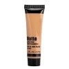 MISS ROSE Base de Maquillage Lisse Fond de Teint Liquide pour le Visage Correcteur Dusure Mate Crème Solaire BEIGE 7 