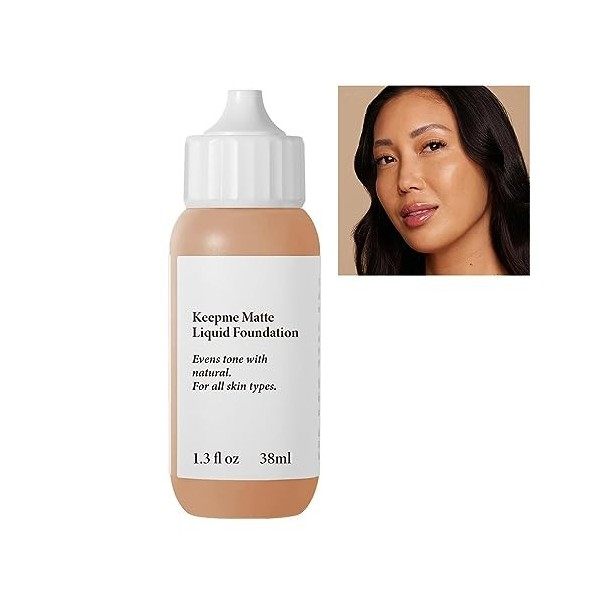 Fond de teint sans huile,Fond de teint hydratant léger à couvrance totale - Maquillage anti-cernes de base de contrôle dhuil