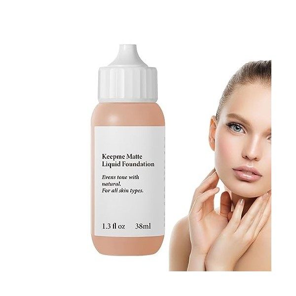 Fond de teint sans huile,Fond de teint hydratant léger à couvrance totale - Maquillage anti-cernes de base de contrôle dhuil