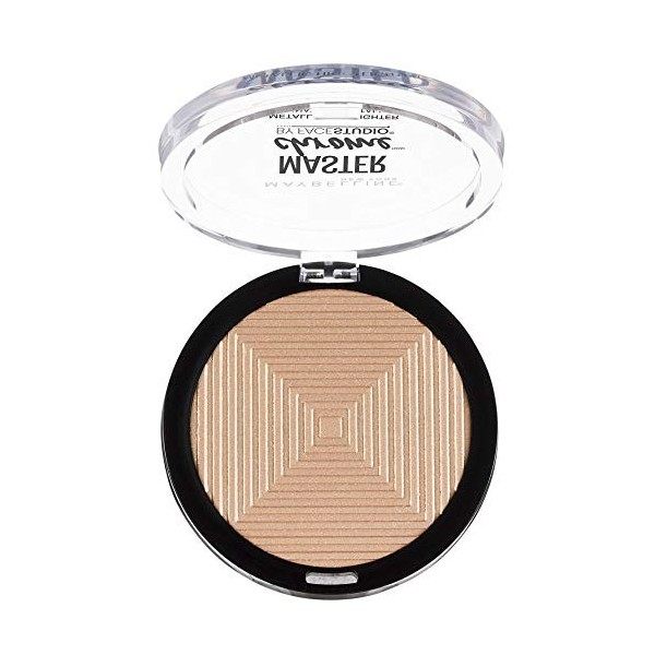 Maybelline Master Chrome Tono 100 Molten Gold Polvo Iluminador Metalizado Pieles Medias. - 8Gr