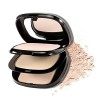 Boobeen 2 Layers Setting Pressed Powder Makeup Oil Control Setting Powder Foundation Pressed Face Powder Compact Long-Lasting