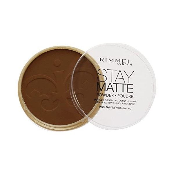 Rimmel London Stay Matte Powder - 025 Toffee For Women 0.49 oz Powder