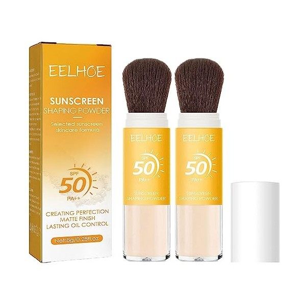 Mineral Sunscreen Setting Powder, Poudre de Réglage Solaire Minérale, Powder Sunscreen For Face, Powder Sunscreen, Oil Contro