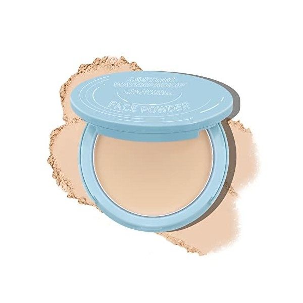 Boobeen Matte Setting Powder, Poudre de Finition Sans Pores, Translucide, Légère, Poudre Compacte Pressée, Crée un Effet Soft