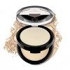 Boobeen Double Layer Matte Setting Powder, Oil Control Pressed Powder Foundation, Pressed Finishing Powder Concealer, Lightwe