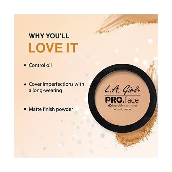 La Girl Hd Pro Polvos Compactos Mate Buff