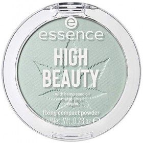Essence HIGH Beauty Fixing Poudre compacte pour peaux mixtes, mate, naturelle, végétalienne, sans nanoparticules, sans alcool