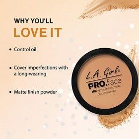 L.A. Girl HD PRO Poudre compacte mate Warm Honey 44.99999999999999999999999999 g