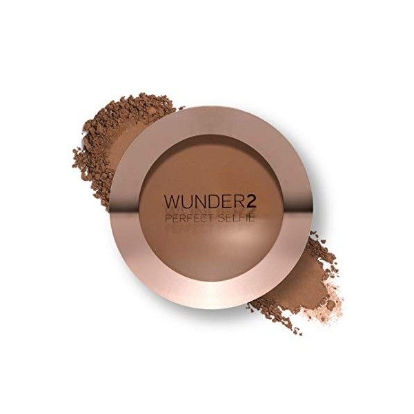 WUNDERBROW PERFECT SELFIE Makeup Bronzing Veil HD Photo Finishing Poudre mate pour une finition sans brillance Pressée, compa