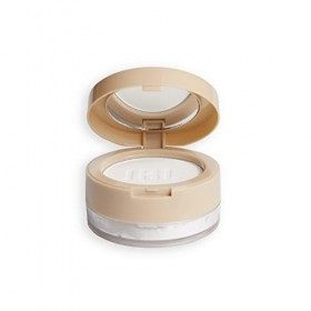Makeup Revolution, Poudre Soft Focus 2 en 1 IRL, poudre pressée et libre pour le visage, teinte universelle, translucide, 6g