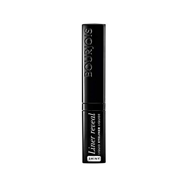 Bourjois - Eyeliner Liner Reveal - Formule liquide longue tenue - Waterproof - 01 Shiny Black 2,5ml Eyeliner / Khôl / Crayon