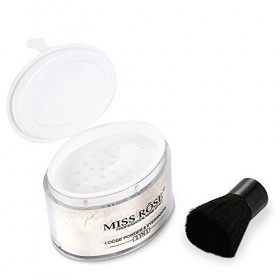 Poudre libre, Kit de fond de teint dissimulant fard à paupières, Poudre pressée cosmétique de longue durée pour le maquillage