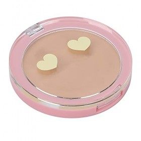 Poudre Pressée 5,8 G, Contrôle de Lhuile 3 Couleurs Hydrate la Poudre de Maquillage Imperméable Longue Durée Poudre de Soin 