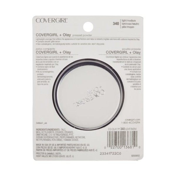 COVERGIRL & OLAY PRESSED POWDER 340 LIGHT/MEDIUM