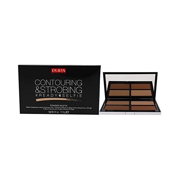 PUPA Milano Ready 4 Selfie Contouring And Strobing Poudre Palette 002 Medium pour Femme 0,61 oz 18.04 ml