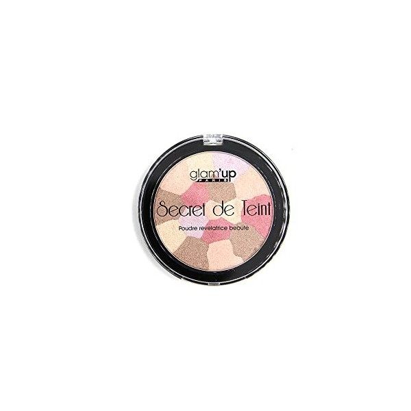 GlamUp Paris - Poudre Compacte Secret de Teint - Revelatrice - N°1 - Beige