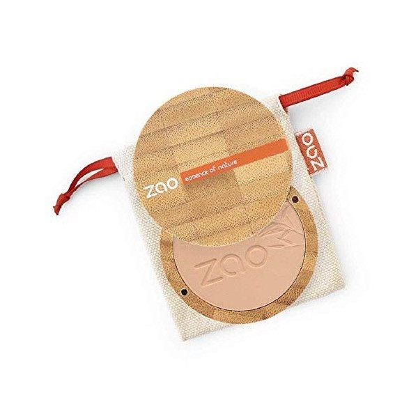 Zao - Poudre minérale de bambou - Poudre compacte - N° 303 / Beige abricot - 9 g