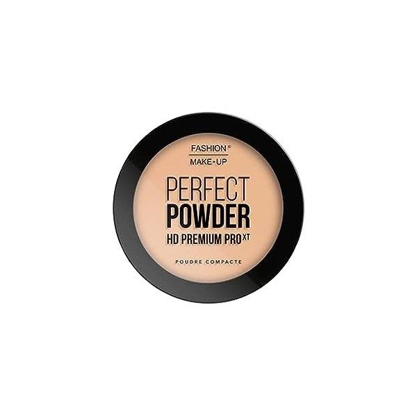 Fashion Make Up - Poudre compacte "HD Premium Pro" Beige doré 