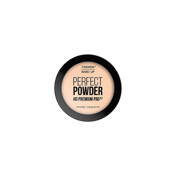 Fashion Make Up - Poudre compacte "HD Premium Pro" Beige doré 