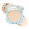 Sunscreen Whitening Waterproof Fixing Powder Type Compact, Poudre De Coiffage Imperméable À Leau Et À La Sueur Pour Le Visag