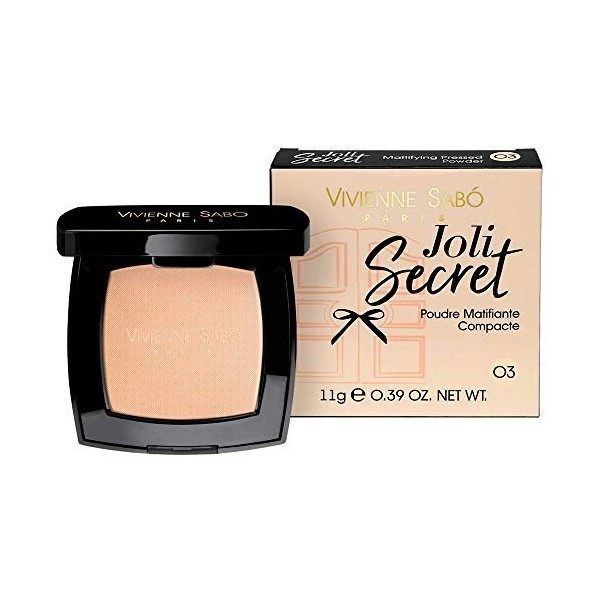 Vivienne Sabo - Mattifying Powder/Poudre Matifiant Compacte Joli Secret 03 - Beige clair