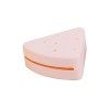 Milageto Triangle maquillage porte-éponge conteneur de protection mignon doux lavable Portable Compact poudre bouffée étui po