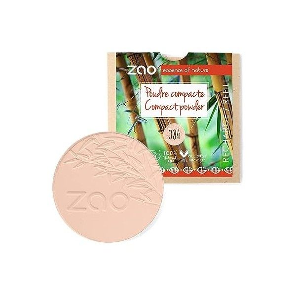 Zao - Recharge - Poudre compacte - N° 305 / Sable rose - 9g