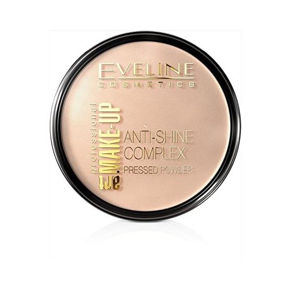 Eveline Cosmetics Art Professional Making Poudre minérale matifiante avec soie, 14 g, n° 31, transparente