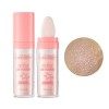 SENGHUI Glamaz Highlight Powder Stick,HANDAIYAN Polvo de hadas Highlighter,Brightens Makeup Stick for Face Body Glitter Hair 