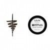 NYX Professional Makeup Crayon à Sourcils Ultra-Fin Double-Embout, Teinte : Espresso & Poudre de Finition Compacte Perfectric