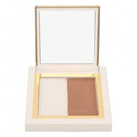 Palette de Surligneur, Poudre Bronzante pour le Visage Maquillage Délicat et Durable Professionnel Portable Femmes Double Cou
