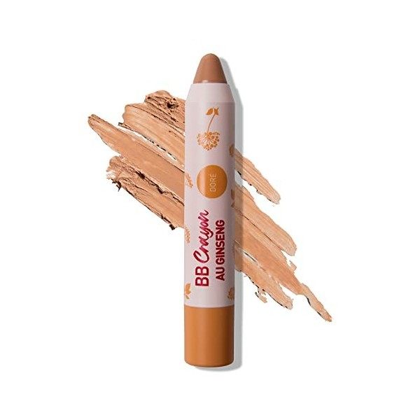 Erborian - BB Crayon - Stick de Teint et de Soin - Perfecteur de Teint - Soin du Visage Coréen - Teinte Dorée - 3g Anti-cerne...