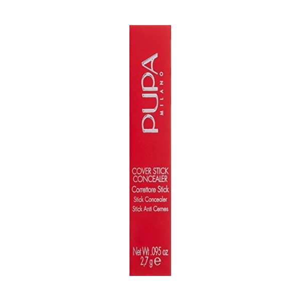 Pupa Milano Cover Stick Correcteur 002 Beige pour Femme 0,123 oz 3.64 ml Anti-cernes / Correcteurs