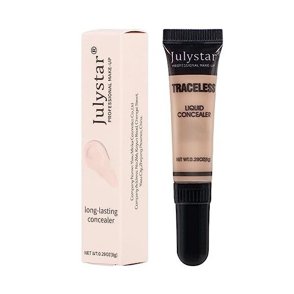 Correcteur dombrage de maquillage, correcteur longue tenue et finition mate, bâton de contour de surbrillance, crème anti-ce