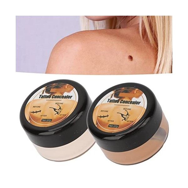 Tattoo Cover Up, Scar Cover Up, Tattoo Concealer, Makeup Concealer Set Maquillage étanche Skin Scar Spots Dark Mark Concealer