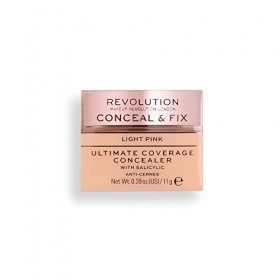 Makeup Revolution, Conceal & Fix, Ultimate Coverage, Anti-Cernes, Light Pink, 11g
