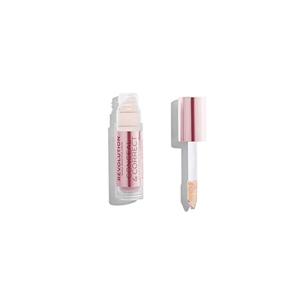 Makeup Revolution, Conceal & Correct, Anti-Cernes, Peach, 4g